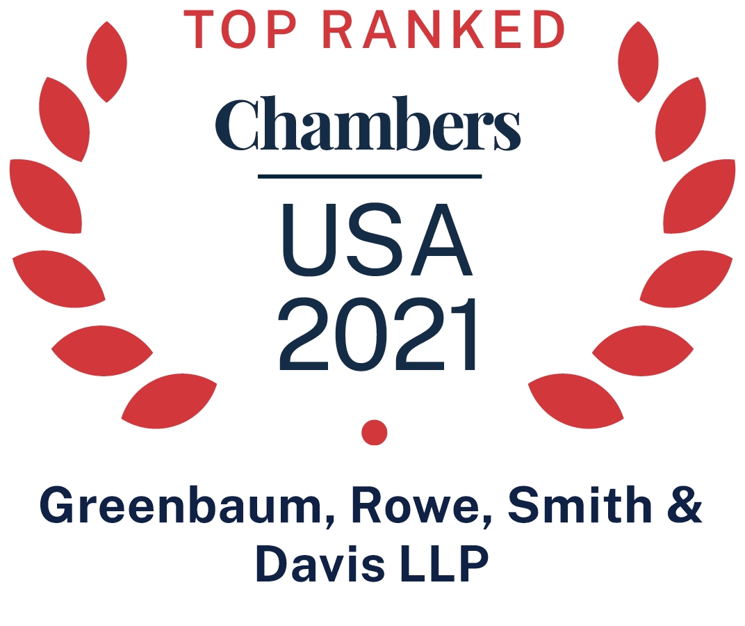 Greenbaum, Rowe, Smith & Davis LLP Ranked in Chambers USA 2021