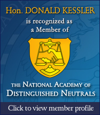 Donald A. Kessler is Recognized Member of National Academy of Distinguished Neutrals