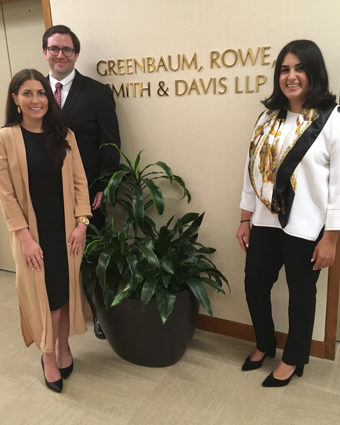 Brooke Emery, Robert Nuse and Marjan Moussavian - 2018 GRS&D Summer Associates