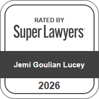 Rated By SuperLawyers Jemi Goulian Lucey 2026