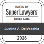 Rated by SuperLawyers Rising Stars Justine A. DelVecchio 2026
